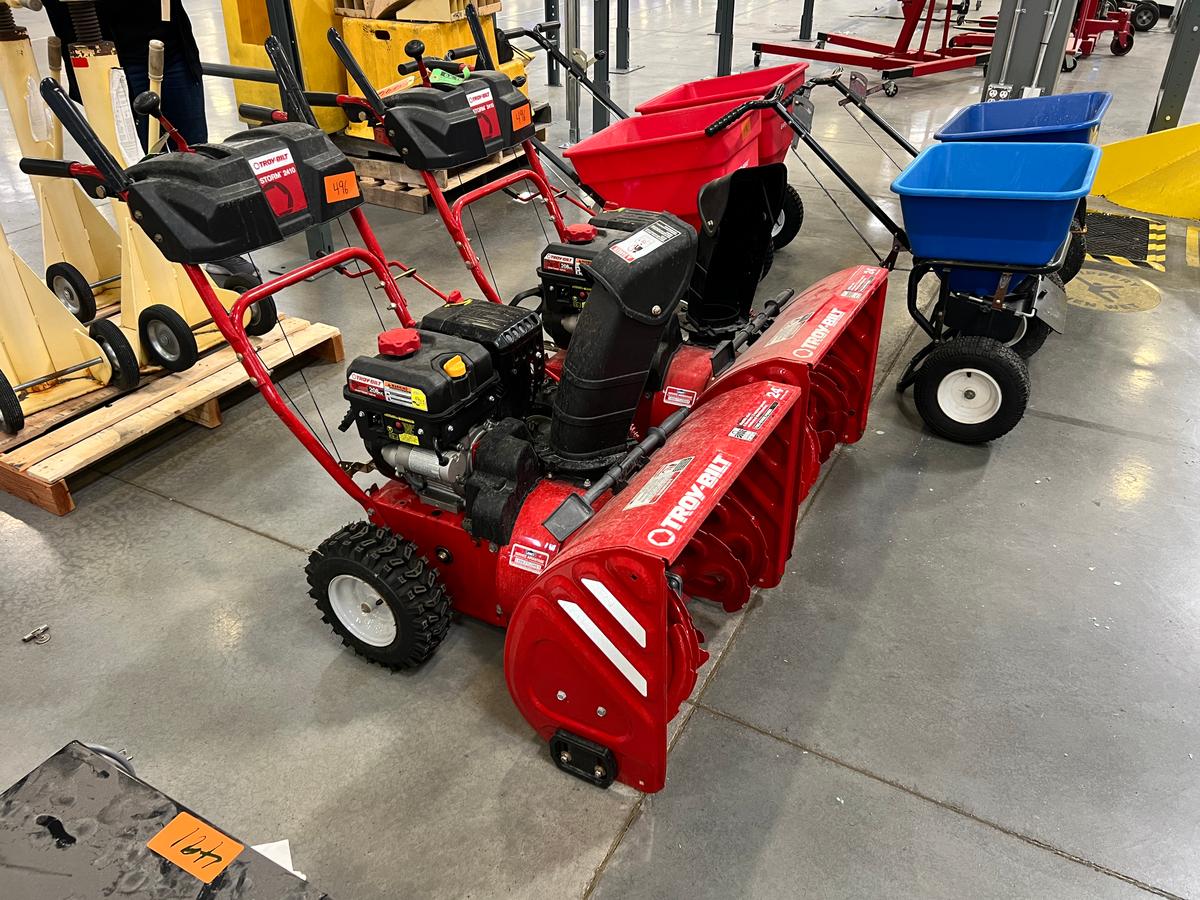 Troy-built Snow Blowers And Salt Spreader Package