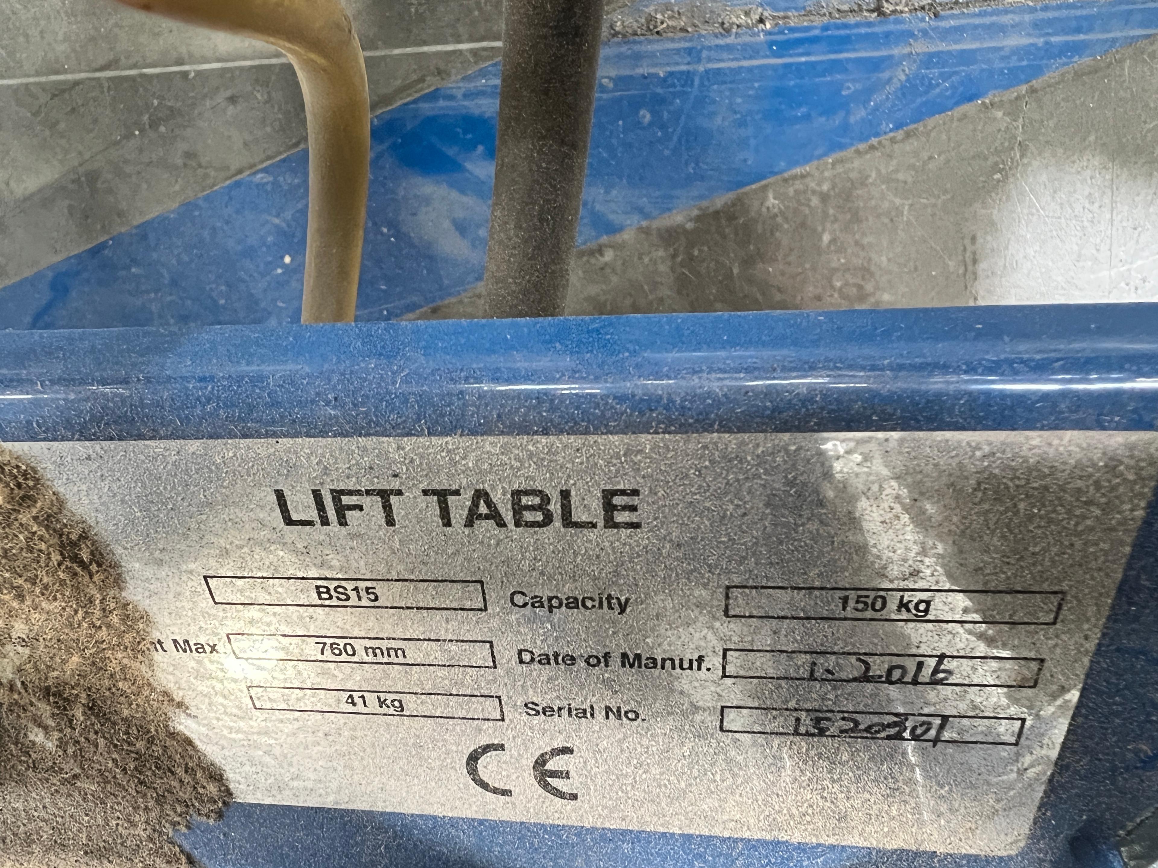 Hydraulic Lift Table