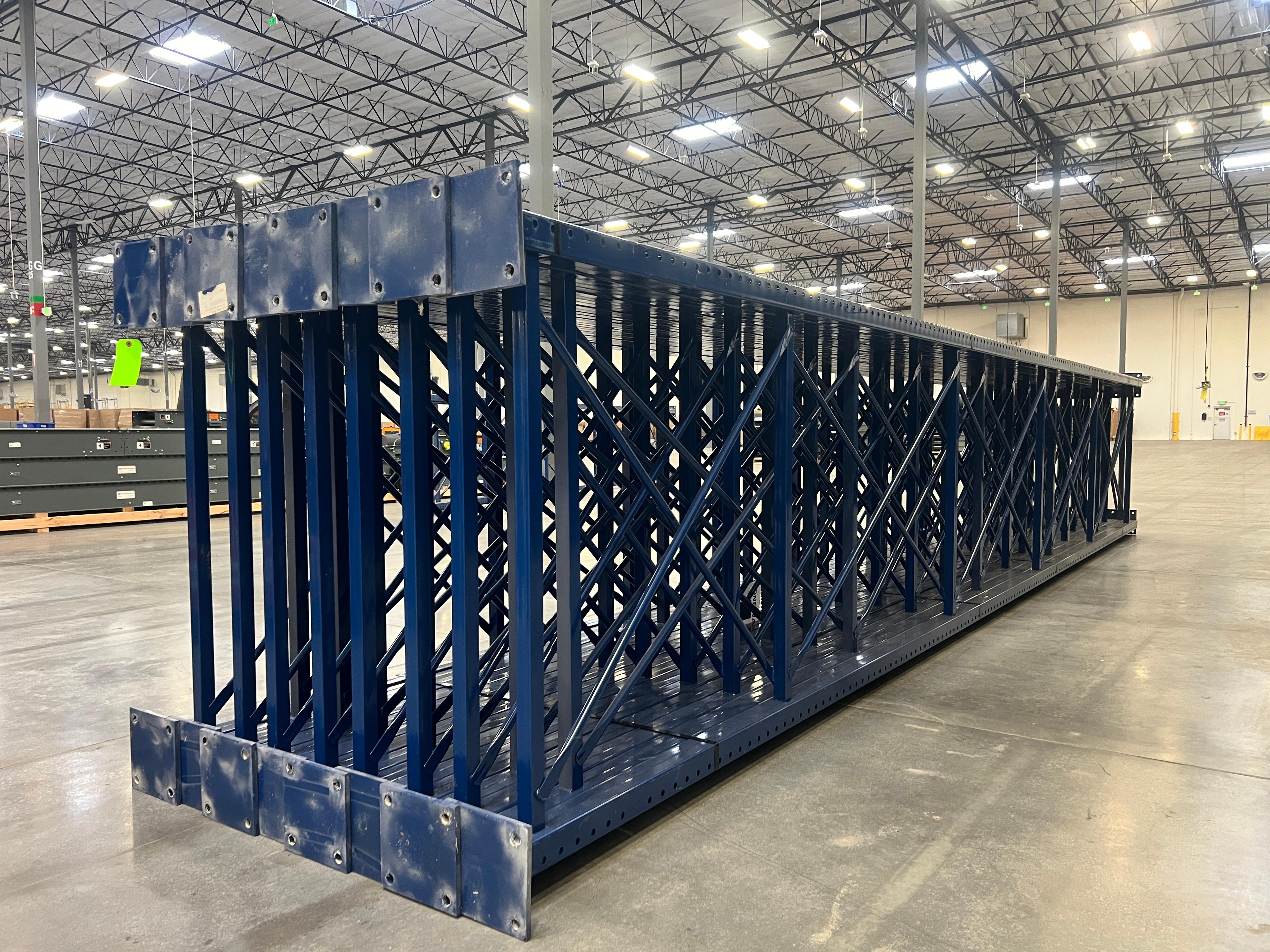 Speed Rack Tear Drop Pallet Rack Upright Frame 48" X 25'