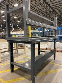 ULINE Heavy Duty Adjustable Height Workstation Table