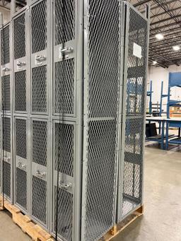 Lyon Double Tier Ventilated Lockers
