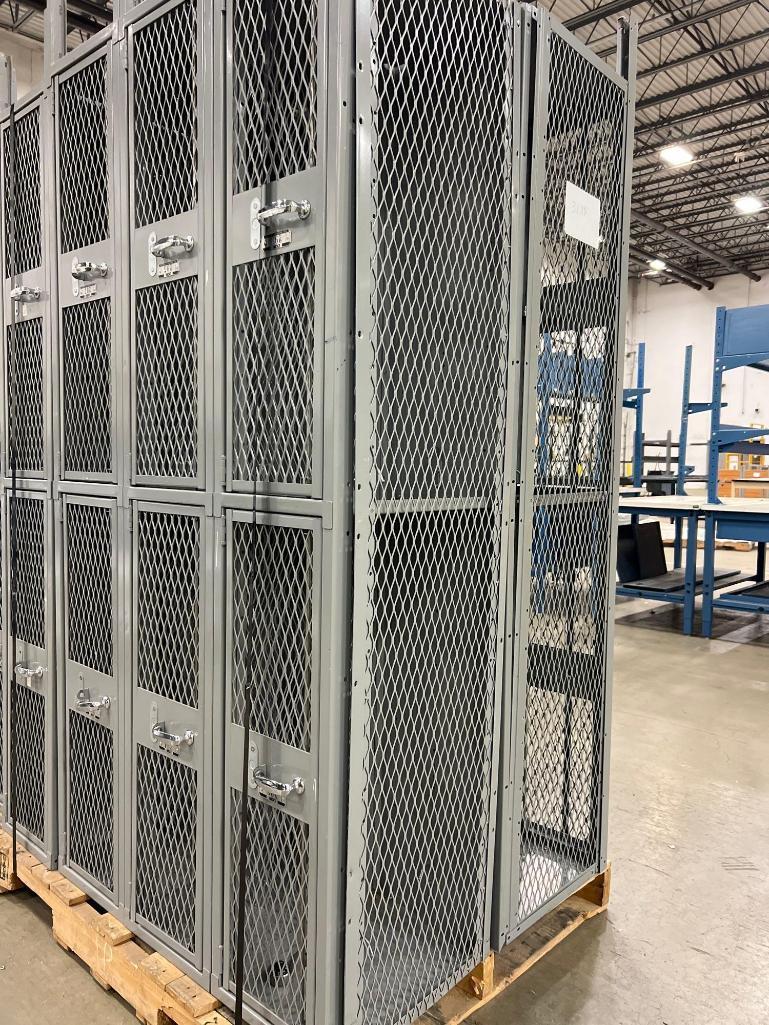 Lyon Double Tier Ventilated Lockers