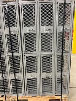Lyon Double Tier Ventilated Lockers