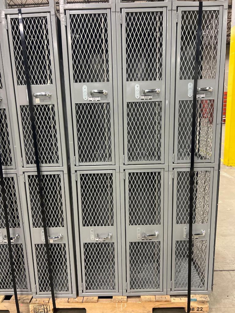 Lyon Double Tier Ventilated Lockers