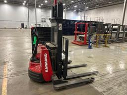 2013 Raymond Electric Walkie Straddle Stacker, Model RAS25, w/Battery