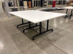 Large Desk On Wheels 84" x 54" x 29"