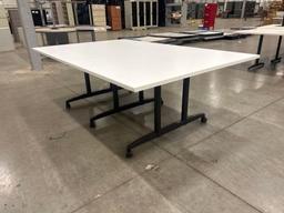Large Desk On Wheels 84" x 54" x 29"