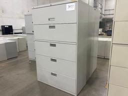 Filing Cabinet 5 Compartment 42" x 19" x 67"