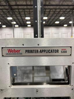 Weber Model 5300 Printer Applicator