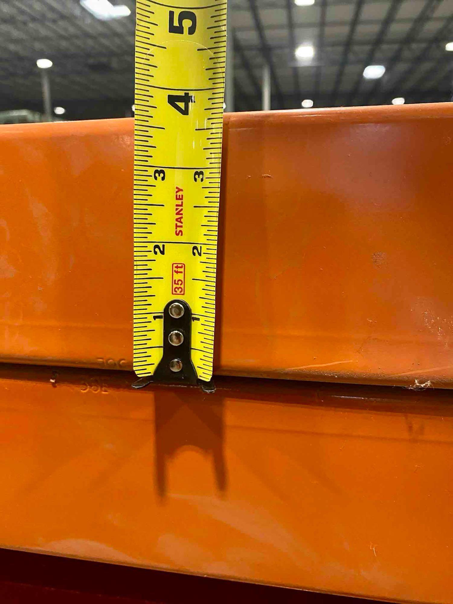 96" x 3.75" Mecalux Teardrop Beam