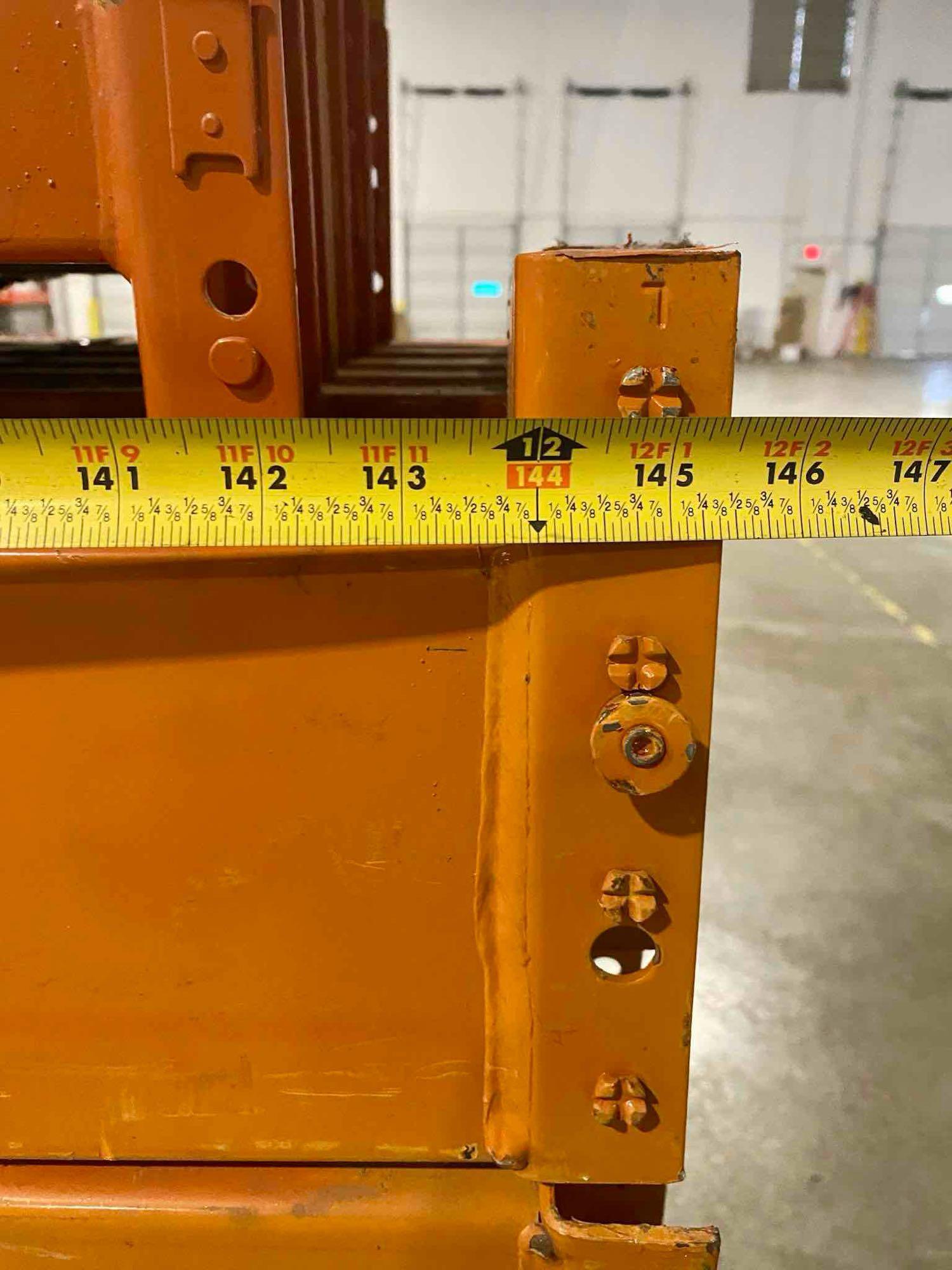 144" x 6" Mecalux Teardrop Beams