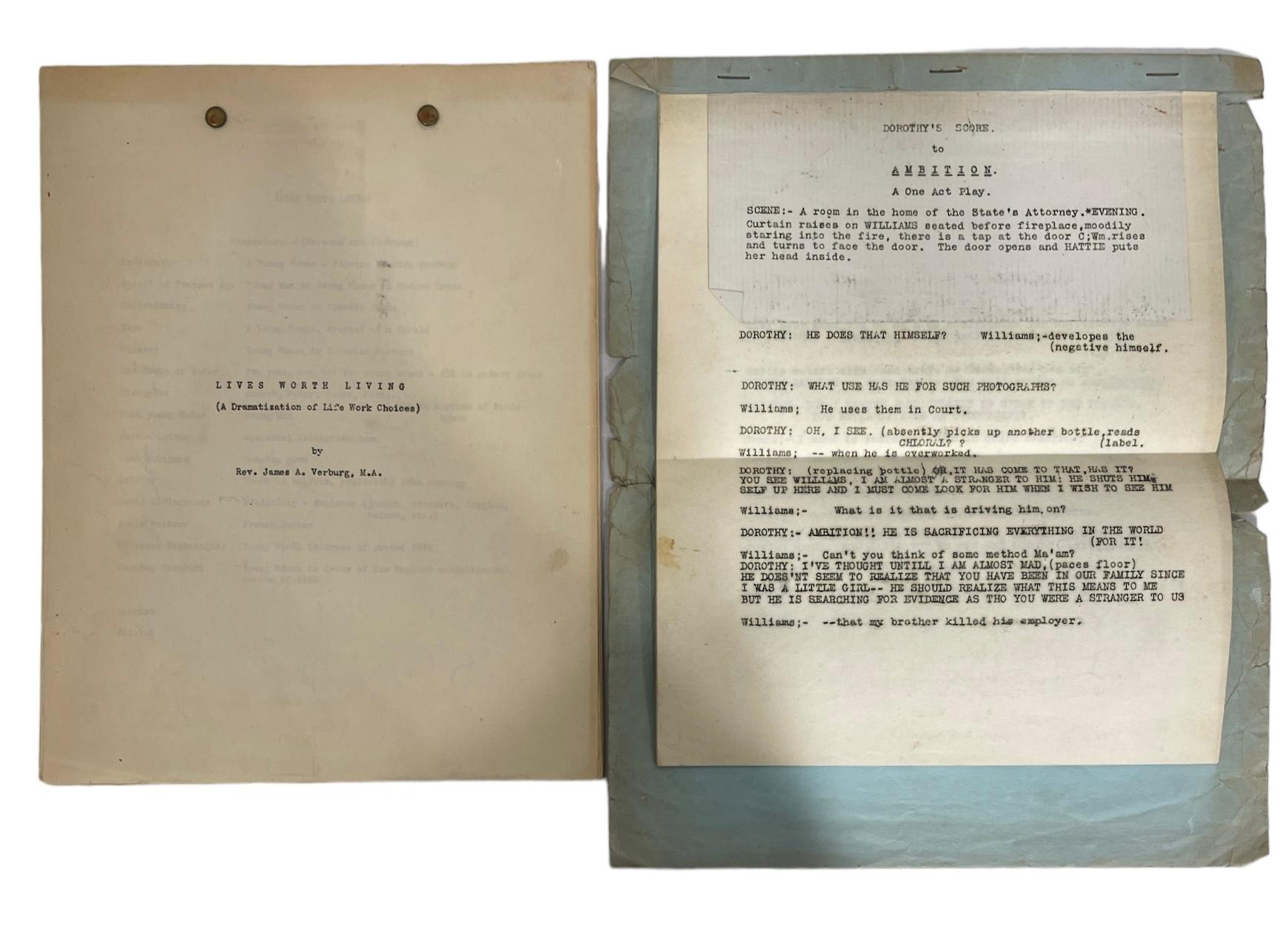 Vintage Movie Scripts