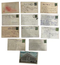 Vintage Post Cards with Stamps