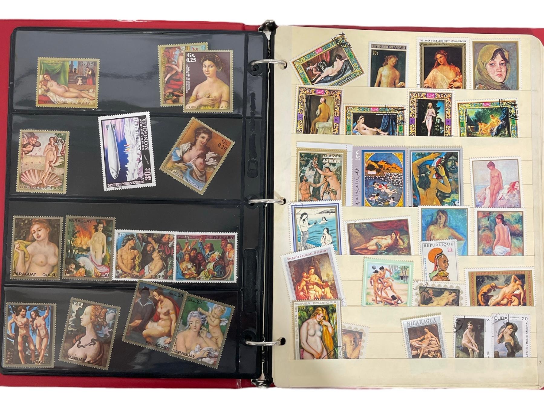 Vintage International Stamps Collection