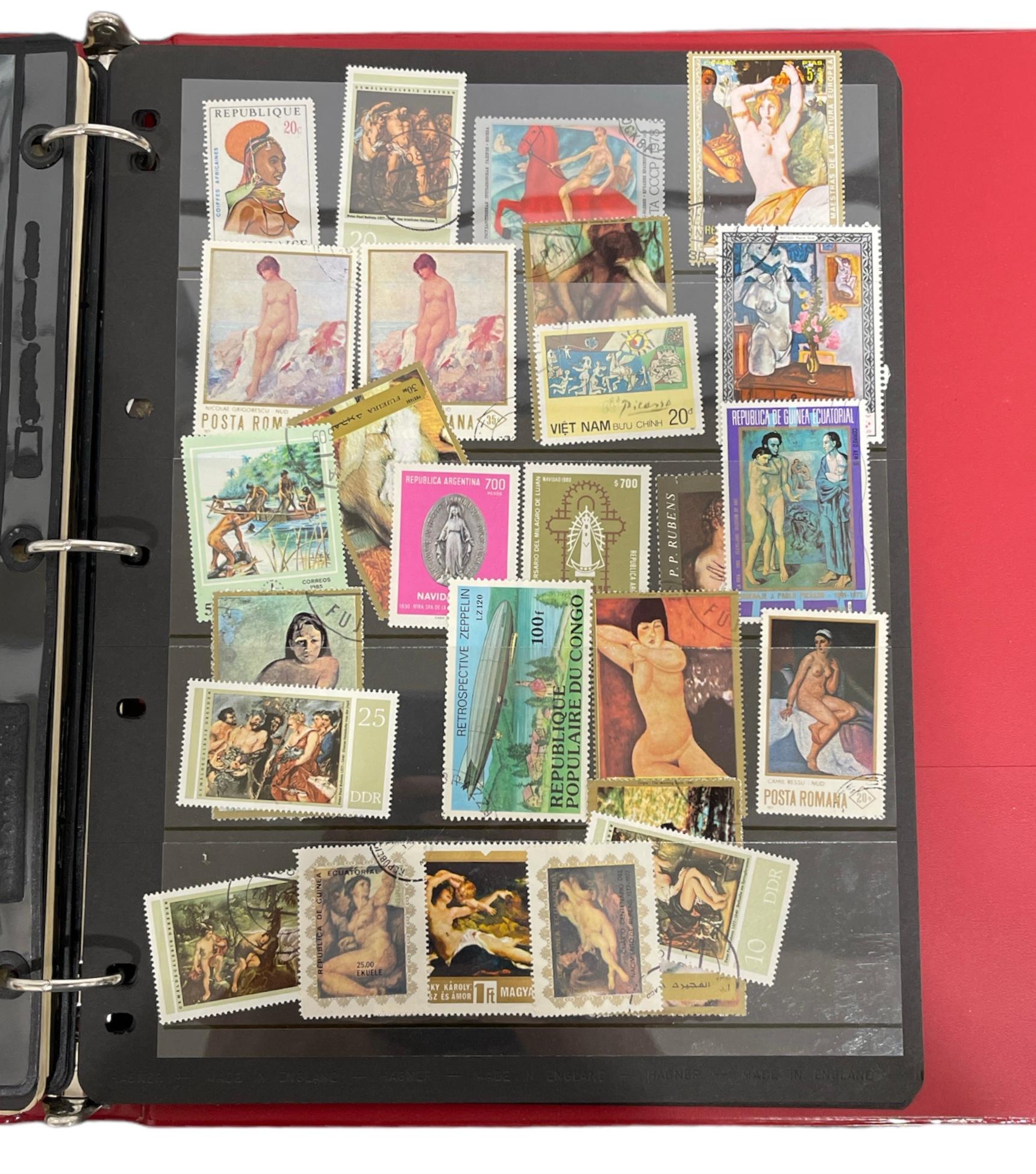 Vintage International Stamps Collection