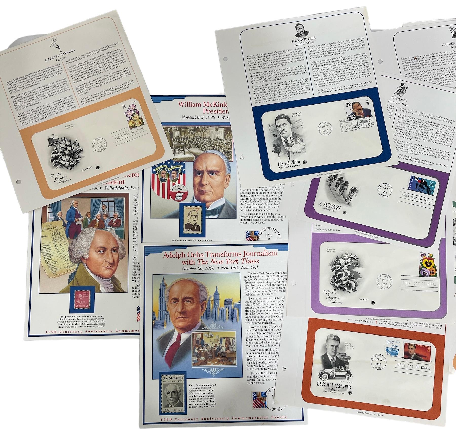 Vintage International Stamps - History Collection