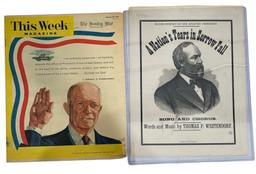 Vintage Pages, Magazine, and Newspaper Pages