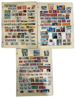 Vintage International Stamps - History Collection