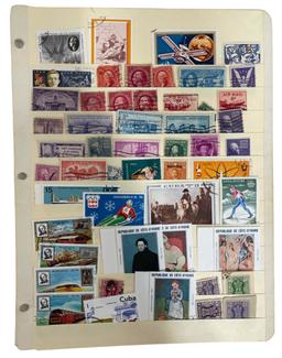 Vintage International Stamps - History Collection