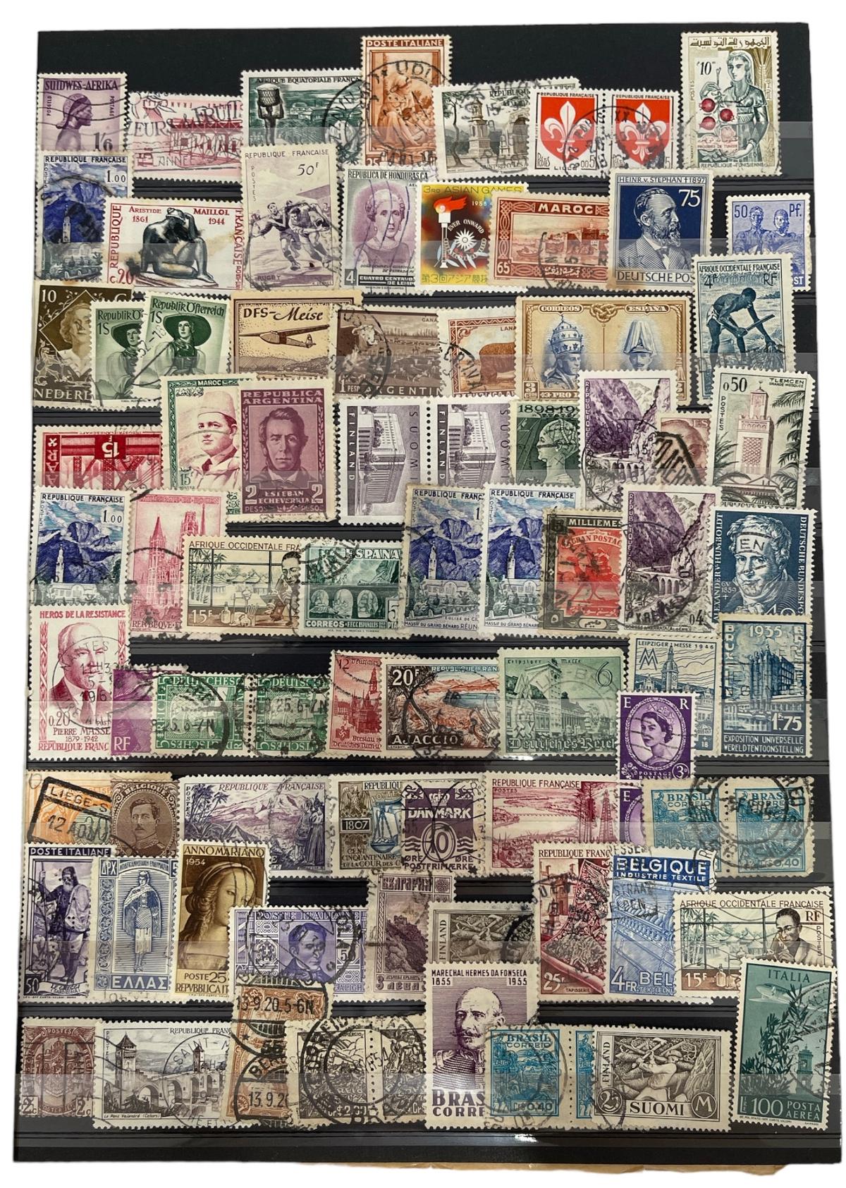 Vintage International Stamps - History Collection