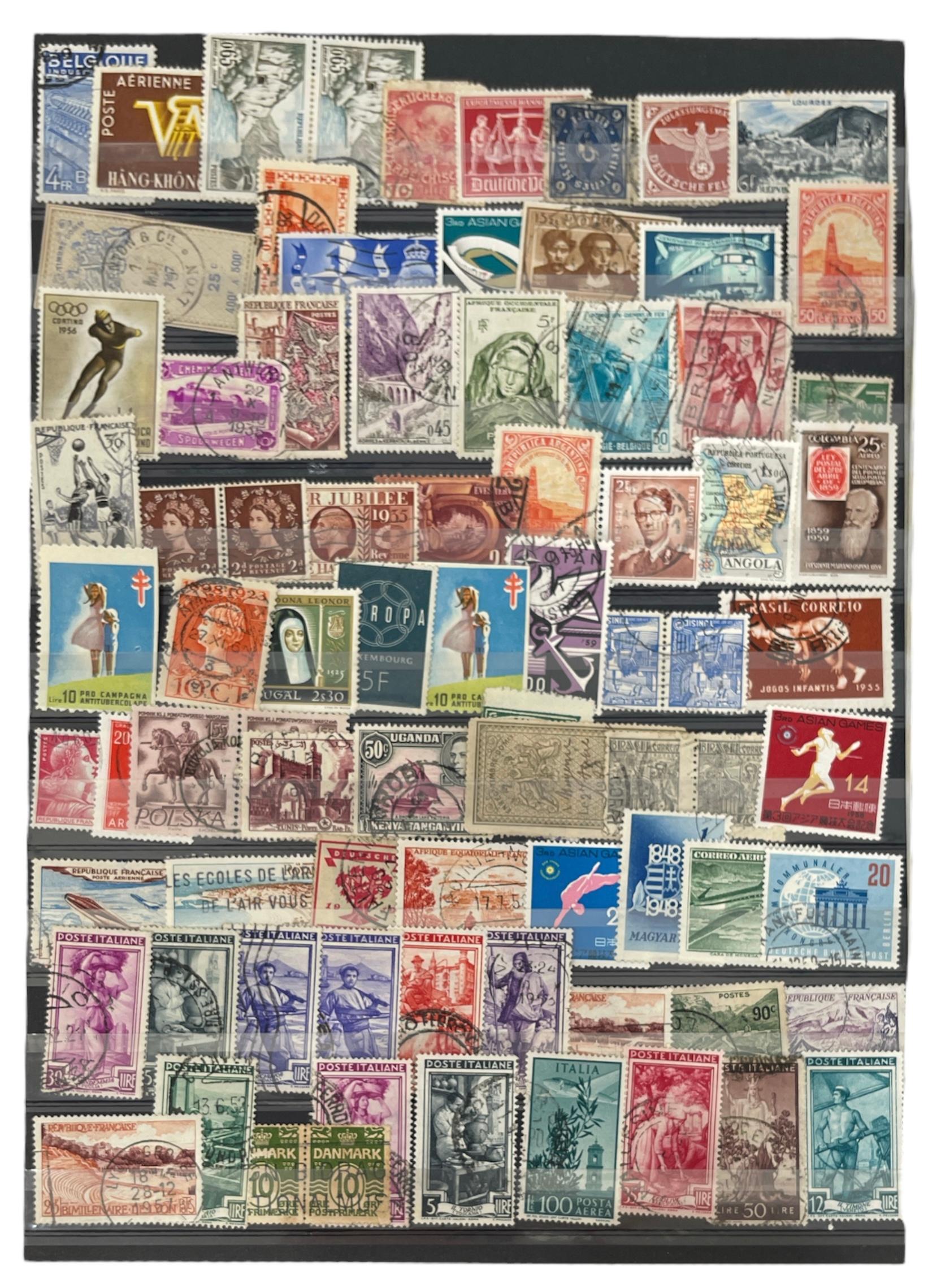 Vintage International Stamps - History Collection