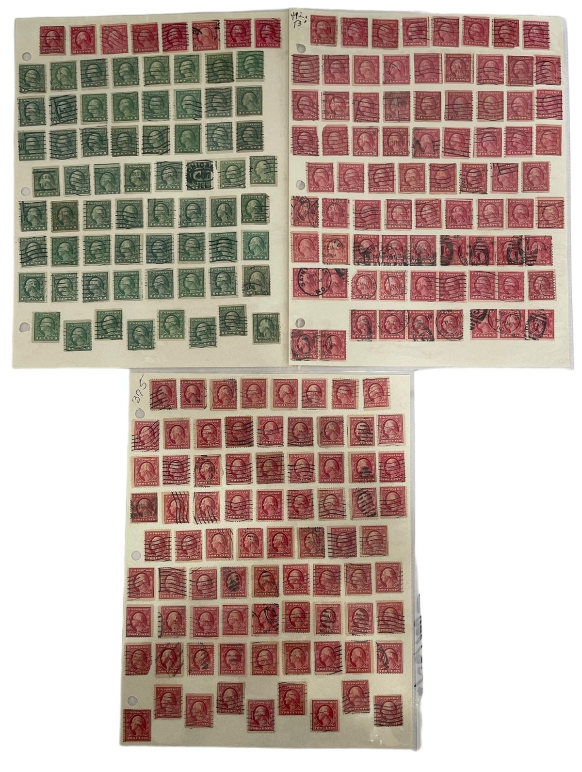 Vintage United State of America Stamp Collection