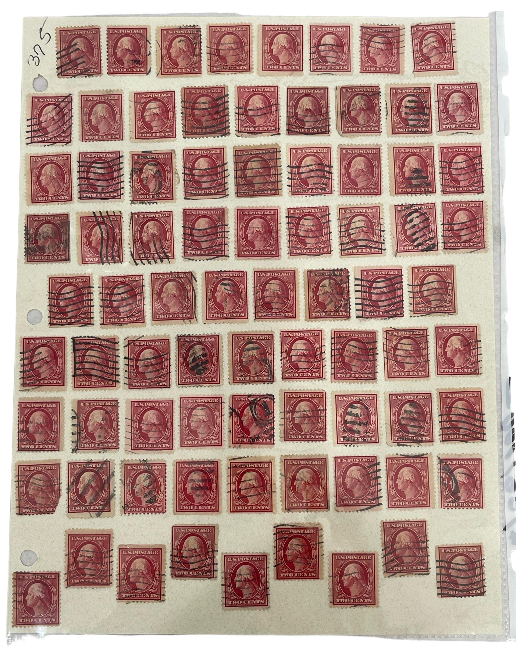 Vintage United State of America Stamp Collection