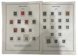 Vintage United State of America Stamp Collection