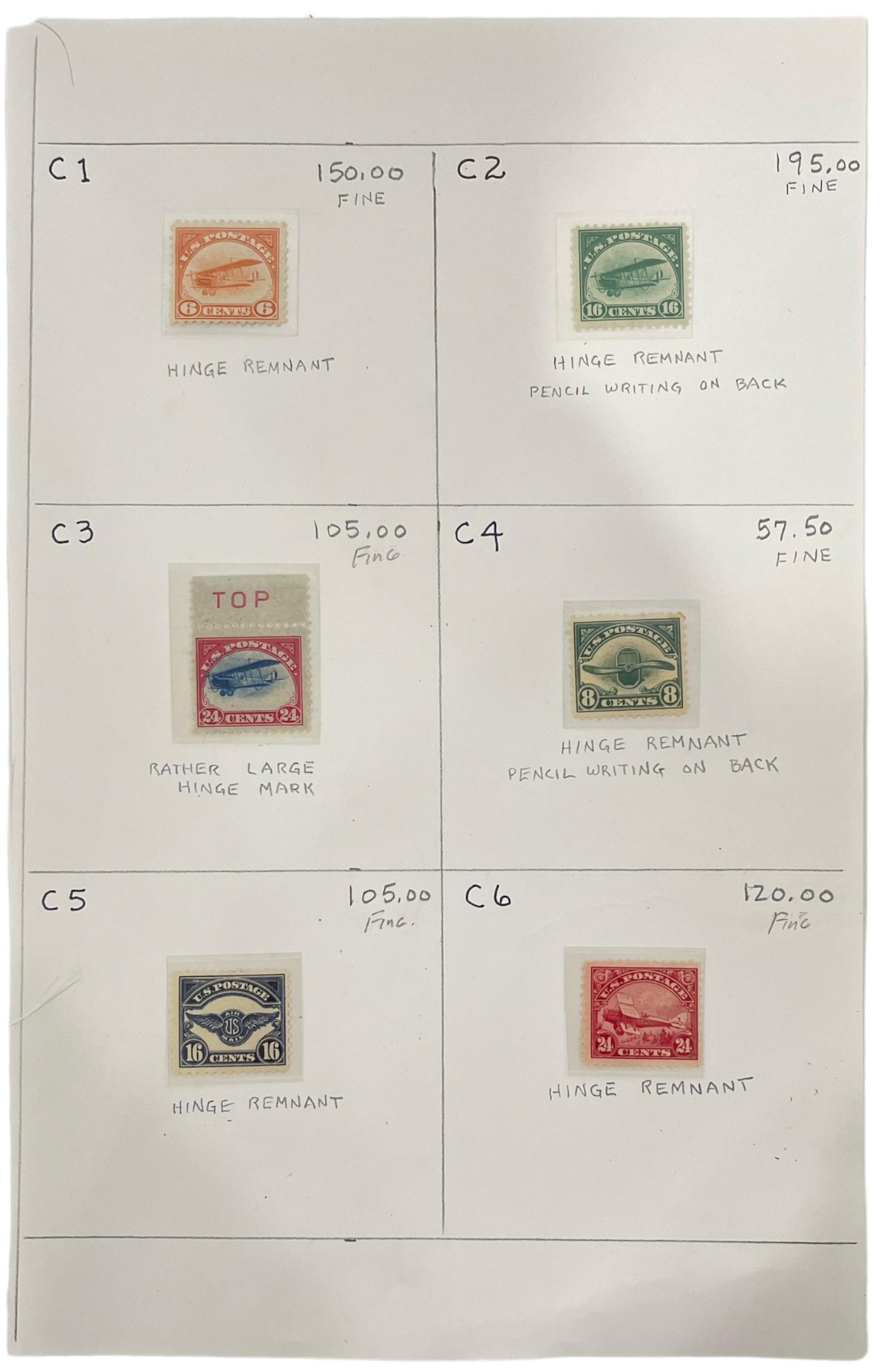 Vintage United State of America Stamp Collection