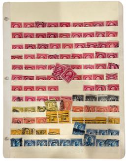 Vintage United State of America Stamp Collection