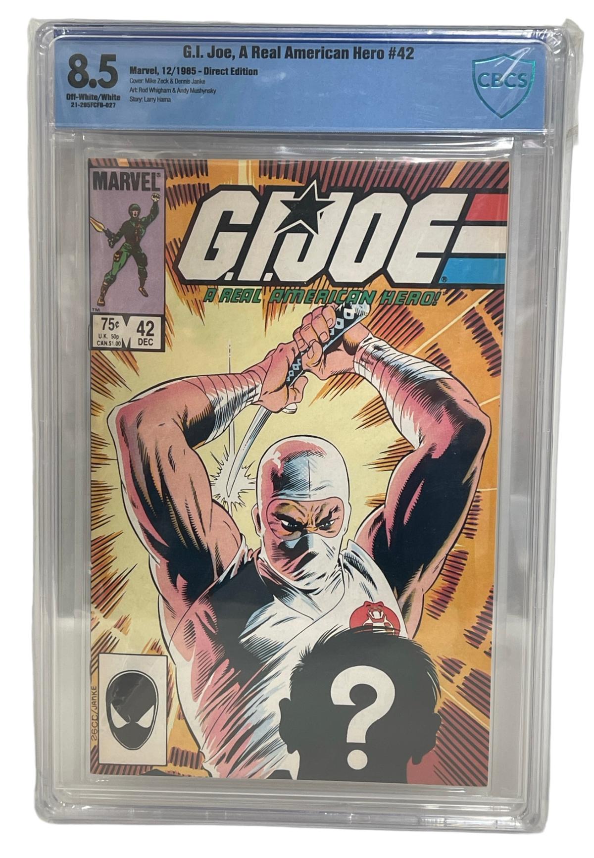 Marvel Comics - G.I. Joe, A Real American Hero No.42 - CGC 8.5