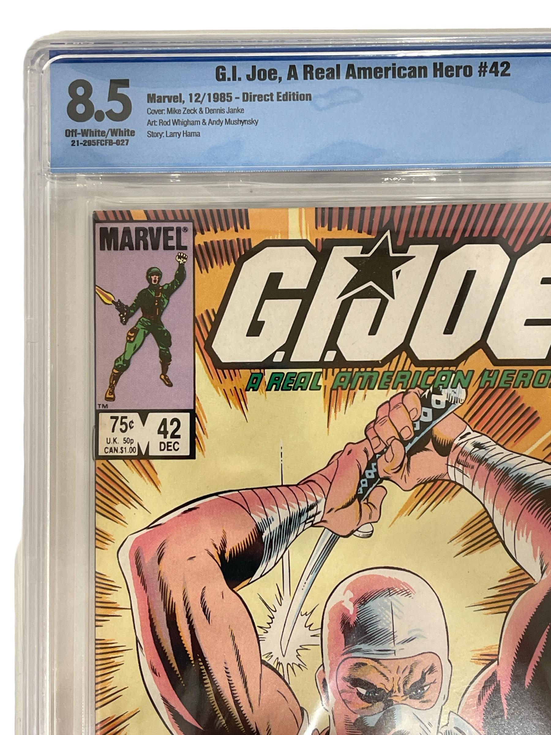 Marvel Comics - G.I. Joe, A Real American Hero No.42 - CGC 8.5