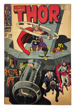 Vintage Marvel Comics - The Mighty Thor No.156 and Sub-Mariner No.6