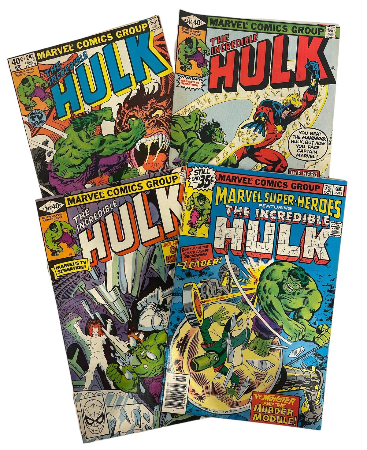 Vintage Marvel Comics - The Incredible Hulk Series