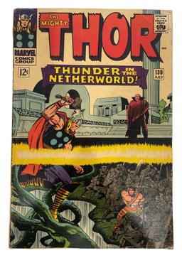 Vintage Marvel Comics - The Mighty Thor No.130 and Sub-Mariner No.9