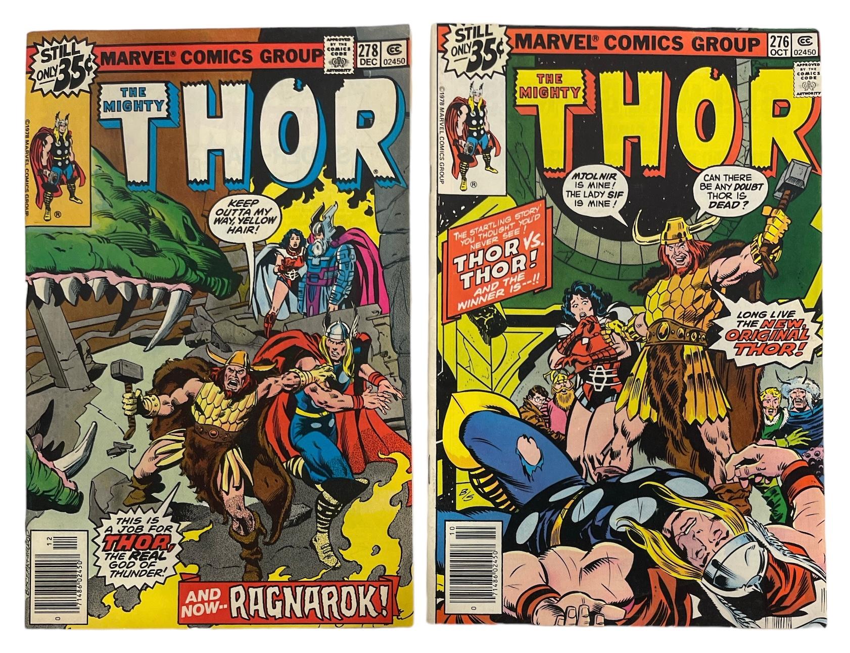 Vintage Marvel Comics - The Mighty Thor Series