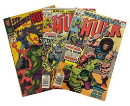 Vintage Marvel Comics - The Incredible Hulk No.89, 209, and 211