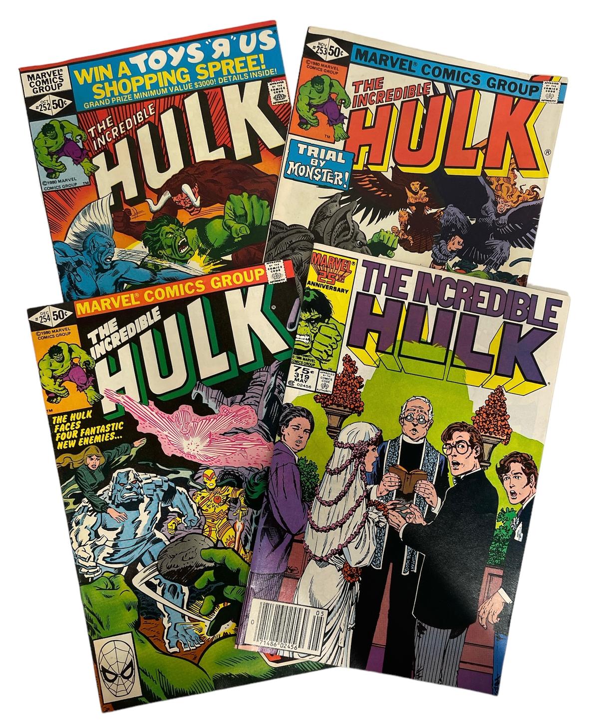 Vintage Marvel Comics - The Incredible Hulk Series