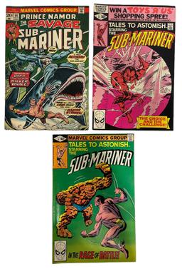 Vintage Marvel Comics - The Incredible Hulk and Sub-Mariner Series Comics