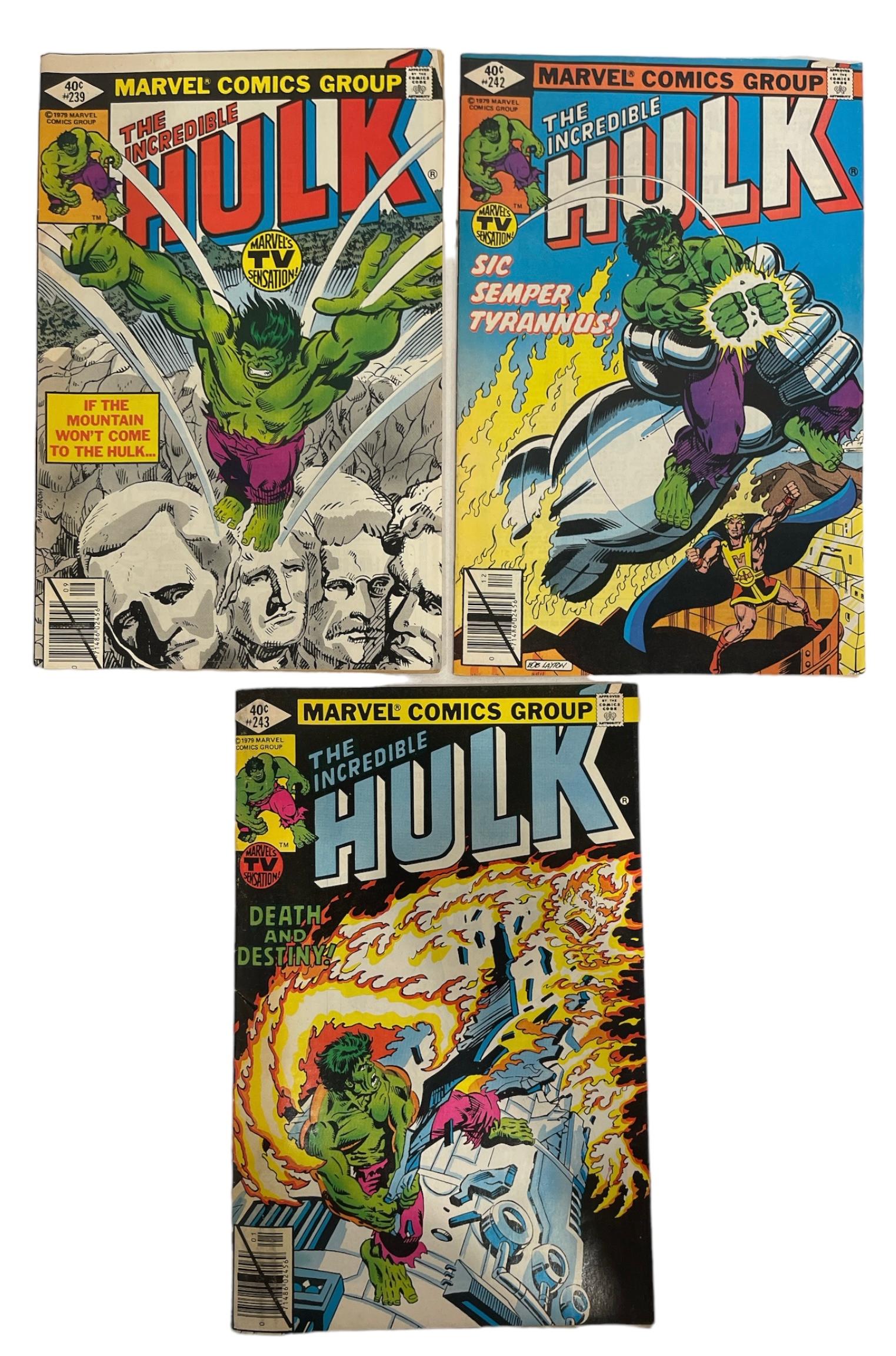 Vintage Marvel Comics - The Incredible Hulk Series