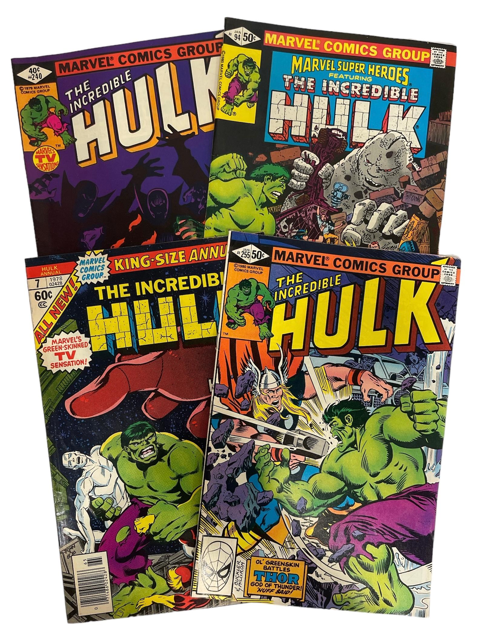 Vintage Marvel Comics - The Incredible Hulk Series