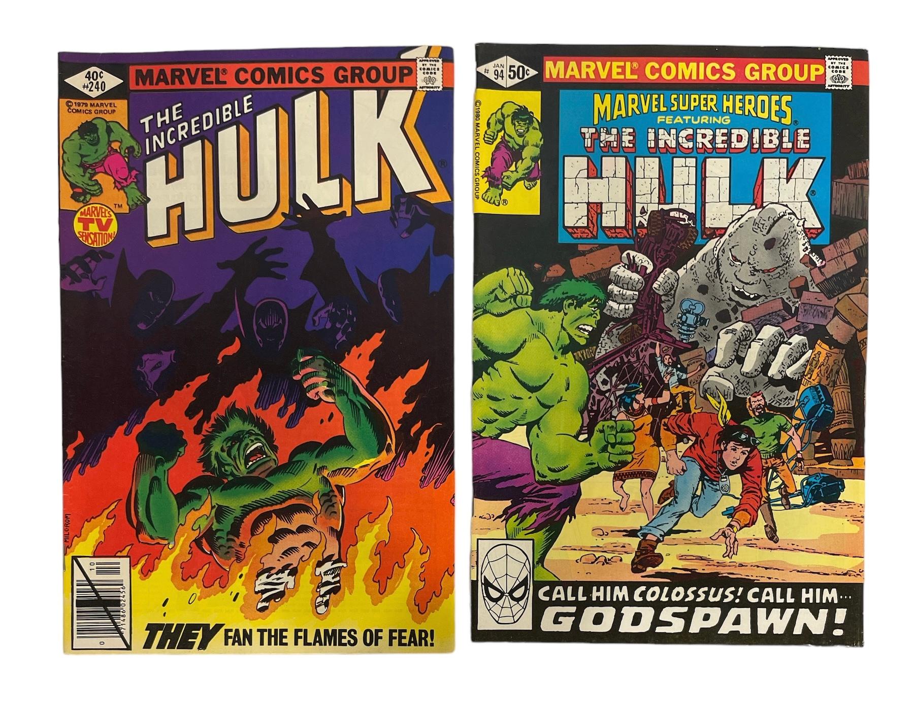 Vintage Marvel Comics - The Incredible Hulk Series