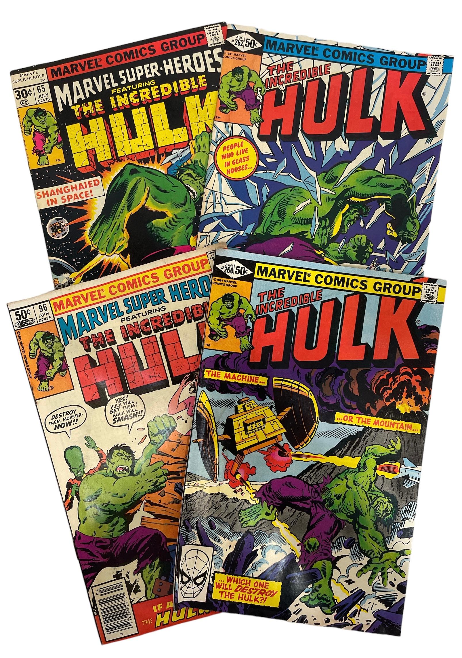 Vintage Marvel Comics - The Incredible Hulk Series