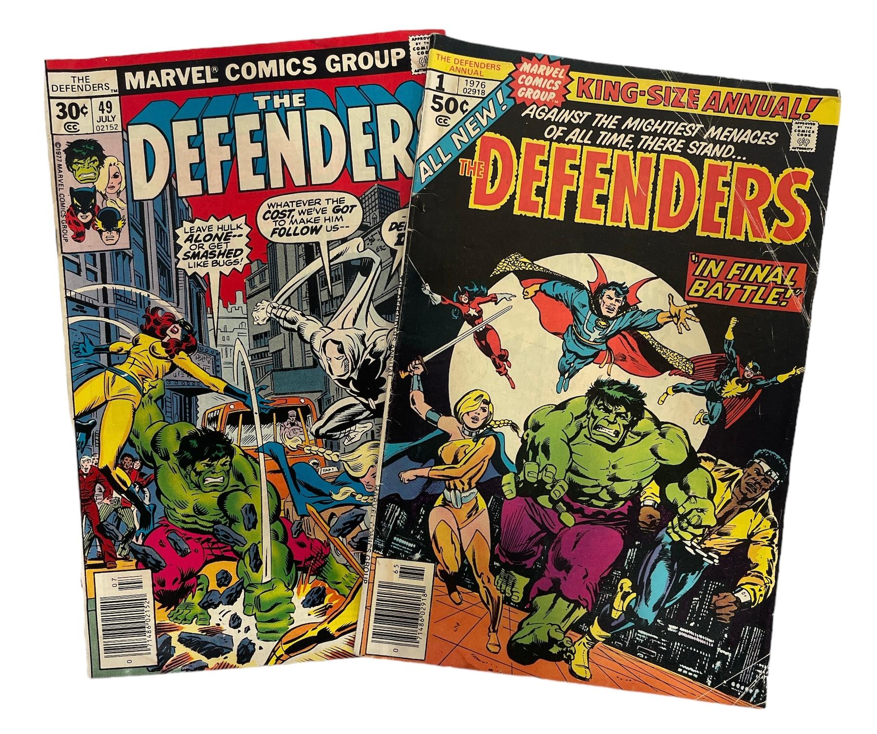 Vintage Marvel Comics - The Defenders Series