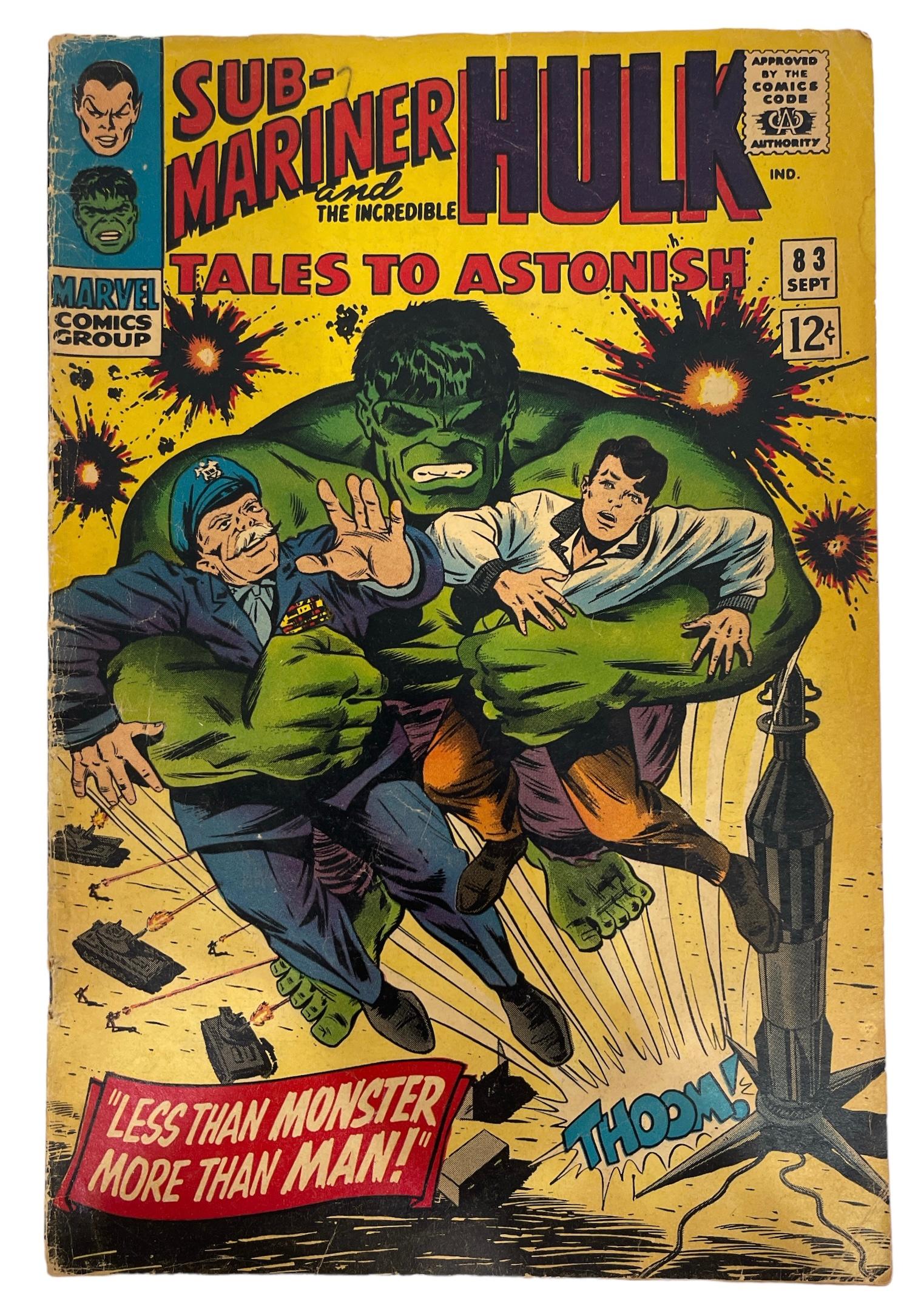 Vintage Marvel Comics - Sub-Mariner and The Incredible Hulk No.76 and 83