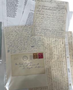 Vintage Envelopes, Letters, and Stamps From the 1940s