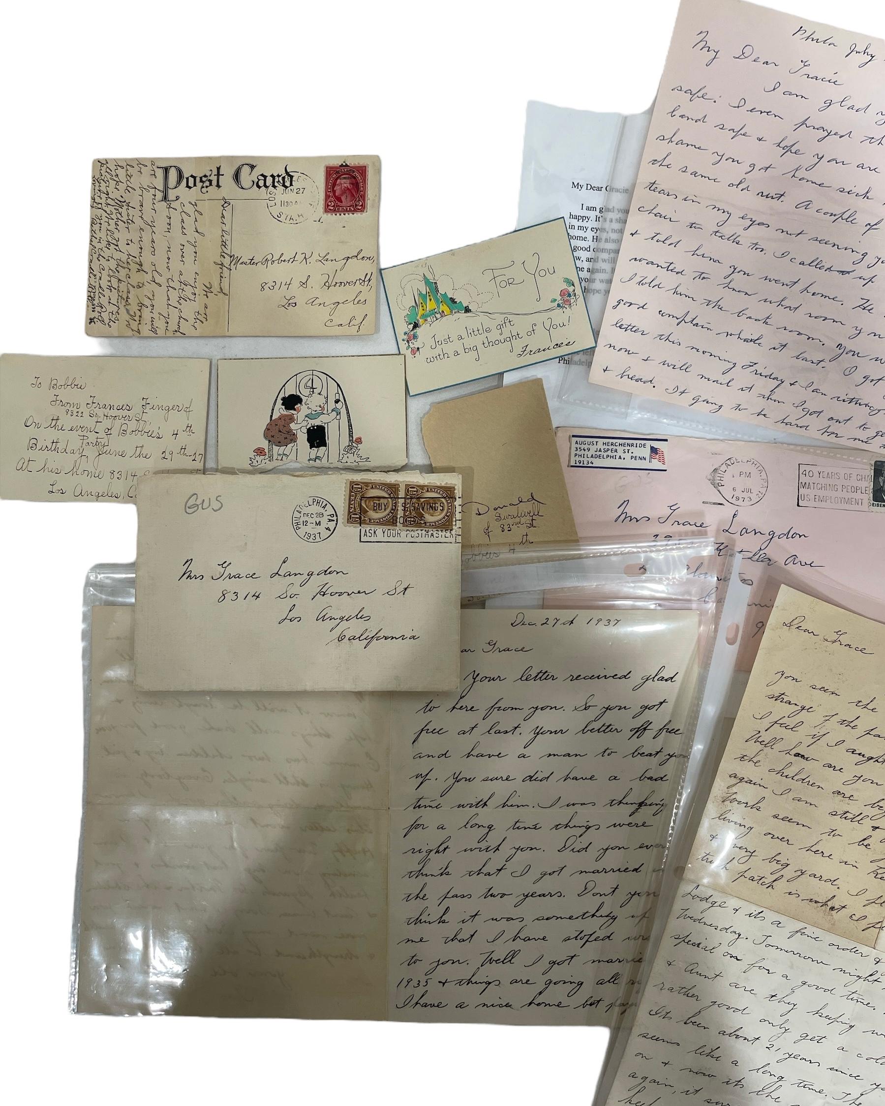 Vintage Envelopes, Letters, Postcards, and Stamps From the 1940s