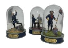 Franklin Mint Civil War Domed Figures