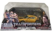Transformers | Bumblebee and Sam Witwicky | Action Figure Interacts with Robot