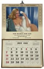 Erotic Adult 1968 Calendar